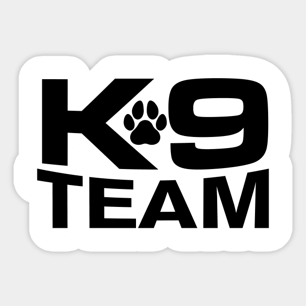 K-9 Team Sticker by OldskoolK9